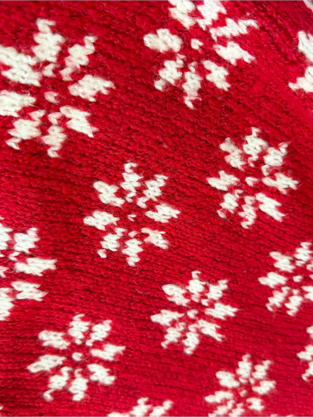 Talbots Women’s Wool Blend Crewneck Cardigan Sweater in Snowflake Fair Isle M - Picture 11 of 11
